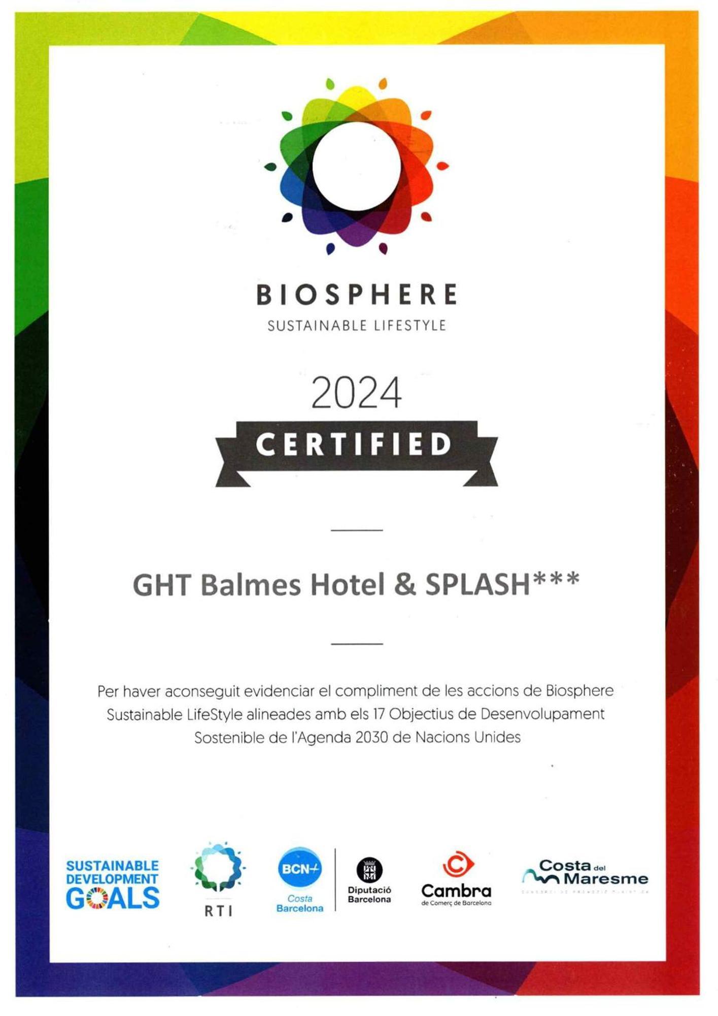 Ght Balmes, Hotel-Aparthotel&Splash Καλέλα Εξωτερικό φωτογραφία